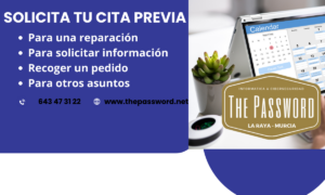 Pide tu cita previa en The Password